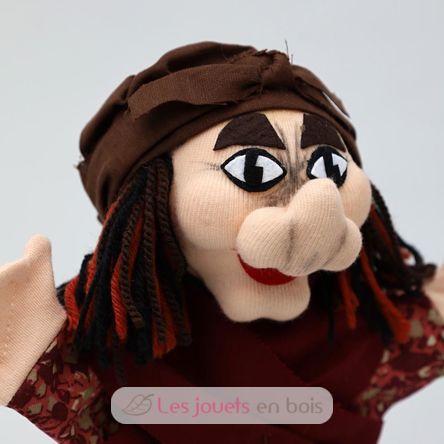 Witch hand puppet MU-22834C Moravská ústredna Brno 3