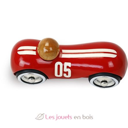 Red vintage streamline car V2285F Vilac 4