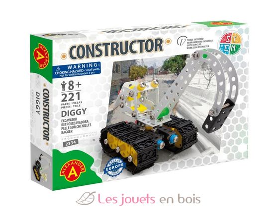 Constructor Diggy - Excavator AT2334 Alexander Toys 3