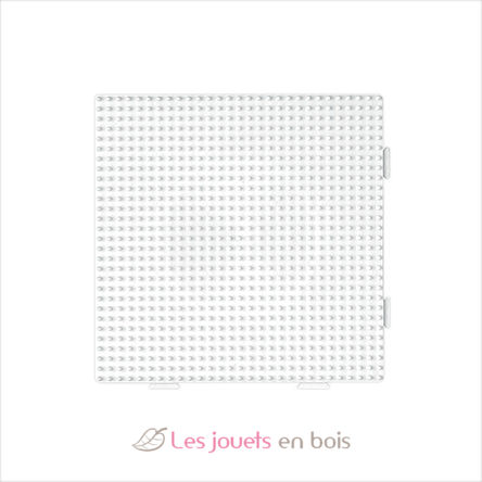 Square plate assembly white plastic beads Midi HAMA-234 Hama 1