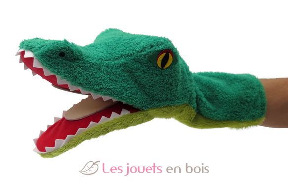 Crocodile clacking hand puppet MU-23448B Moravská ústredna Brno 1