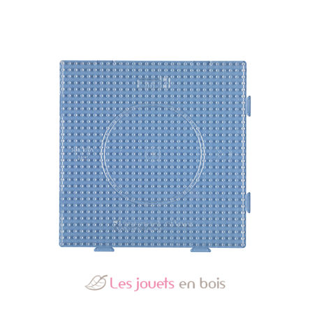 Square plate assembly transparent Midi plastic beads HAMA-234TR Hama 1