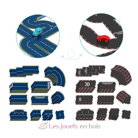 Reversible circuit with 2 cars V2350 Vilac 7