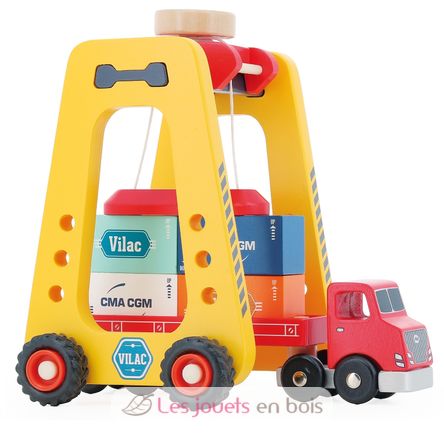 Container crane and truck V2375 Vilac 1