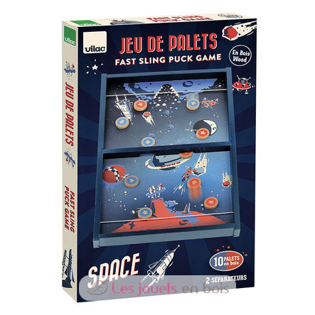 Fast sling puck game Space V2377 Vilac 8