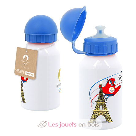 Paris 2024 mascot metal water bottle V240301 Vilac 3