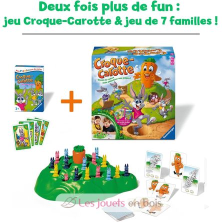 Carrot Crunch and Happy Families card game RAV24782 Ravensburger 2