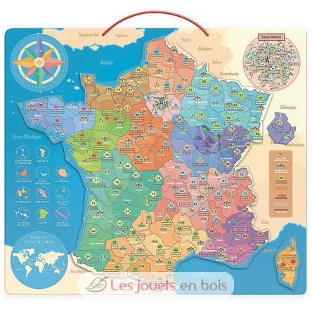 Magnetic map of France V2589 Vilac 1