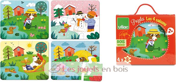 4 seasons puzzles V2641 Vilac 3