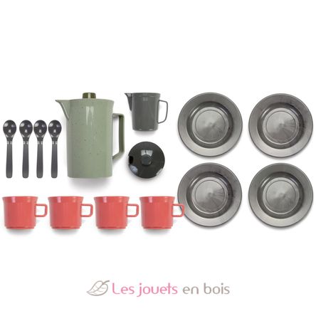 Coffee set in net 17 pcs DA2680 Dantoy 2