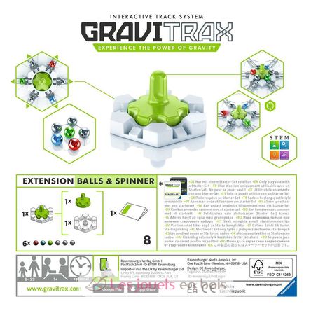 Gravitrax - Balls & Spinner set 26979 Ravensburger 6