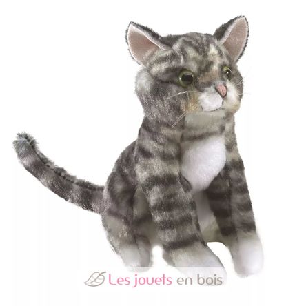 Finger puppet Tabby Cat FO-2791 Folkmanis 1