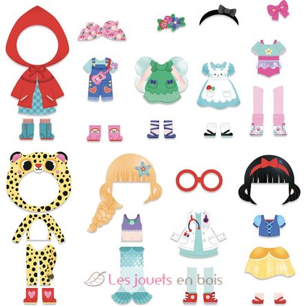 Mia Wooden Magnetic Doll V2802 Vilac 2