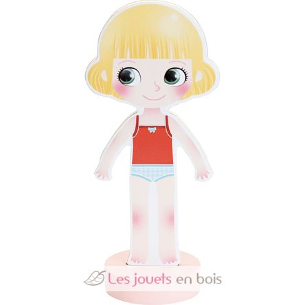 Mia Wooden Magnetic Doll V2802 Vilac 3