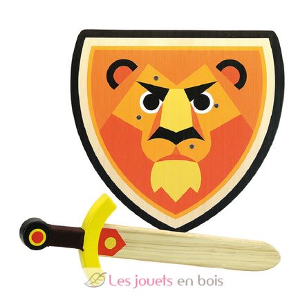 Lion sword and shield V2962 Vilac 1