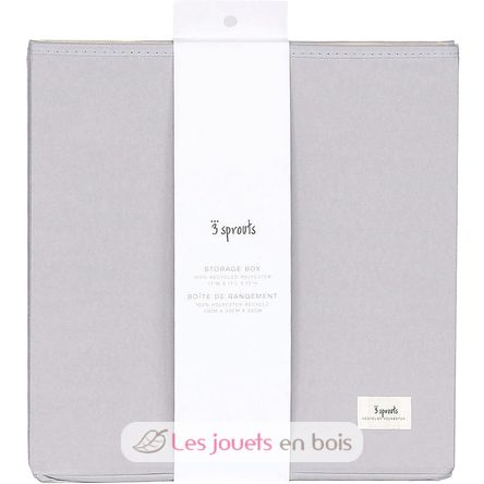 Light gray recycled fabric storage box EFK107-002-027 3 Sprouts 4