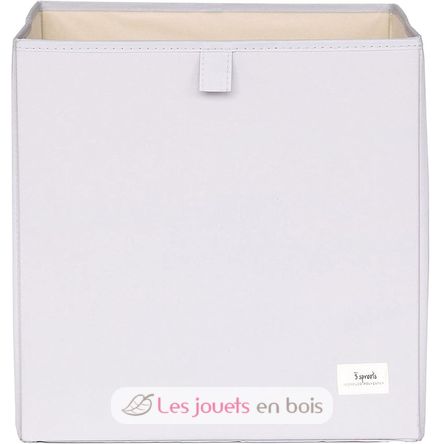 Light gray recycled fabric storage box EFK107-002-027 3 Sprouts 1
