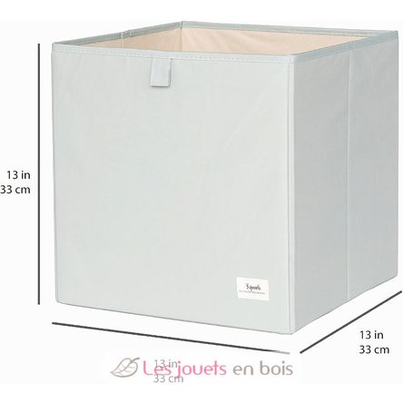 Green recycled fabric storage box EFK-107-002-026 3 Sprouts 2