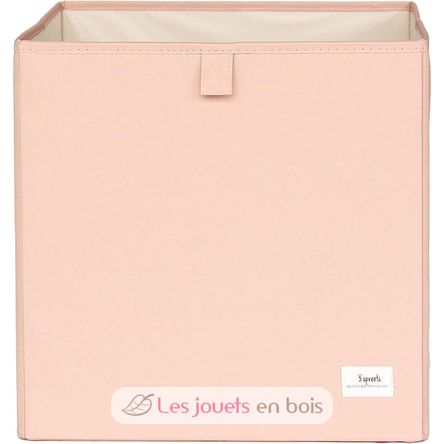 Clay recycled fabric storage box EFK-107-002-024 3 Sprouts 1