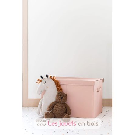 Clay recycled fabric toy chest EFK107-001-019 3 Sprouts 5
