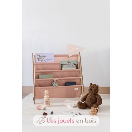 Clay recycled fabric book rack EFK-107-016-008 3 Sprouts 2