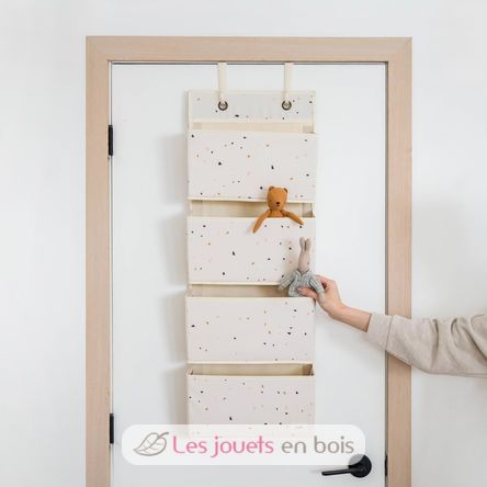 Cream terrazzo hanging wall organizer EFK-107-015-008 3 Sprouts 5