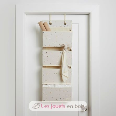 Cream terrazzo hanging wall organizer EFK-107-015-008 3 Sprouts 2