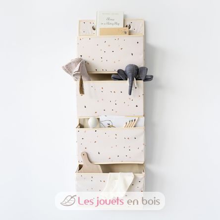 Cream terrazzo hanging wall organizer EFK-107-015-008 3 Sprouts 6