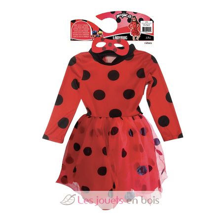 Ladybug dress and mask 5-8 years R300834 Rubies 3