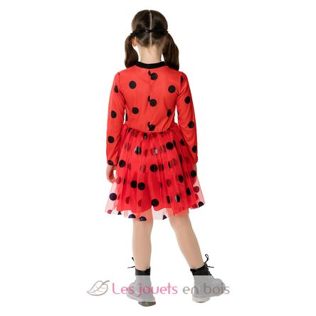 Ladybug dress and mask 5-8 years R300834 Rubies 4