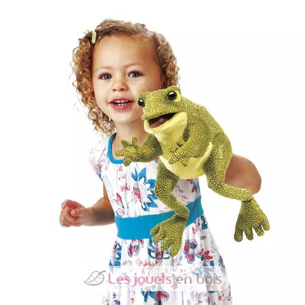 Handpuppet Funny Frog FO-3033 Folkmanis 2