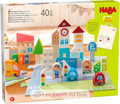 Play World Puzzle City living HA306782 Haba 1