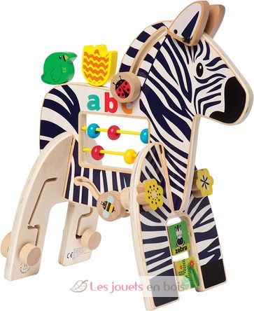Safari Zebra activity toy MT316310 Manhattan Toy 2