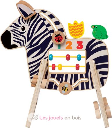 Safari Zebra activity toy MT316310 Manhattan Toy 3