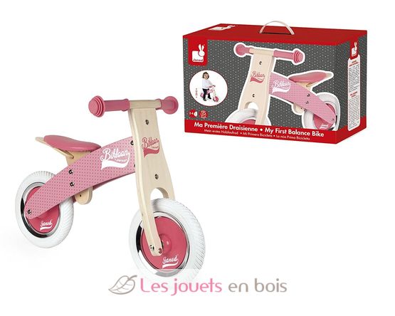 Pink Little Bikloon Balance Bike J03259 Janod 4