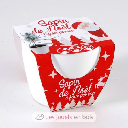 White ceramic pot 8 cm - Christmas tree RC-032835 Radis et Capucine 2