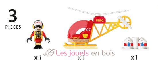 Firefighter Helicopter BR-33797 Brio 5