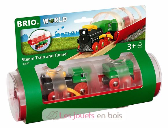 Steam Train and Tunnel BR33892 Brio 4