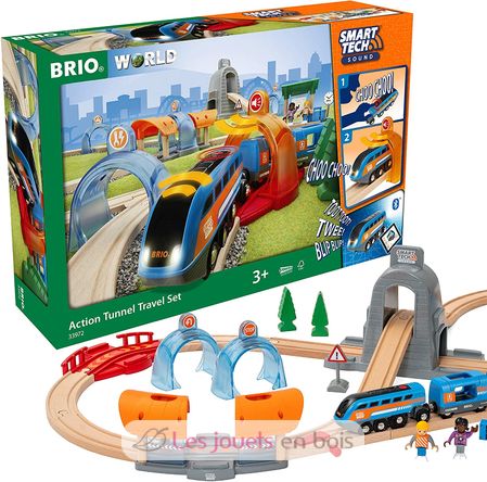 Smart Tech Sound Action Tunnel Travel Set BR33972 Brio 1