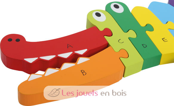 ABC Puzzle Crocodile LE3425 Small foot company 3