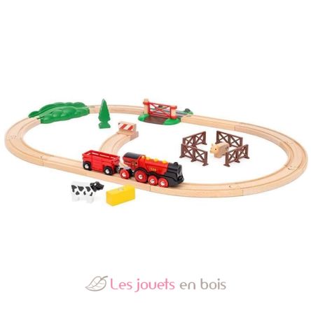 Mighty red train set BR36029 Brio 2