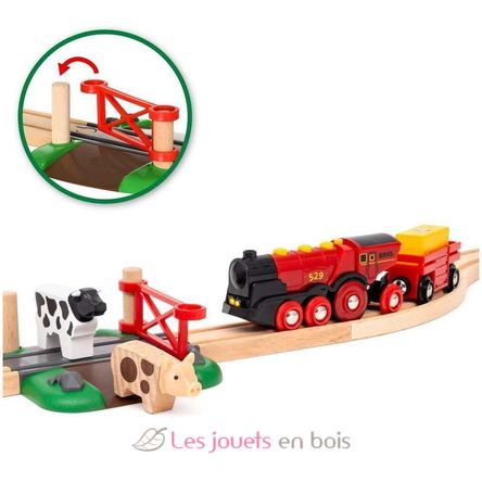 Mighty red train set BR36029 Brio 5