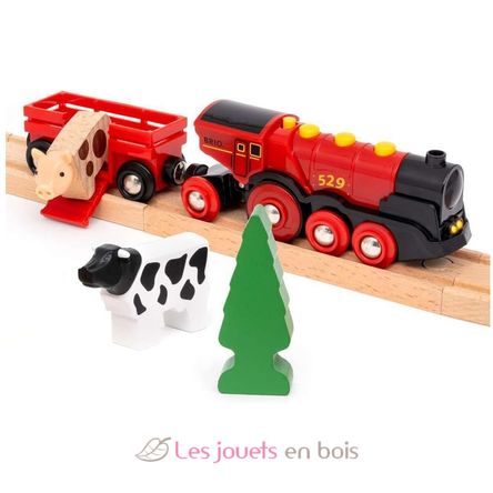 Mighty red train set BR36029 Brio 7