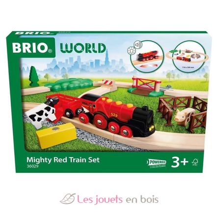 Mighty red train set BR36029 Brio 1