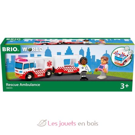 Ambulance Truck - Sound and Light BR-36035 Brio 1