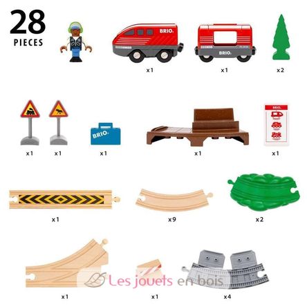 Pull Back Train Set BR36102 Brio 3