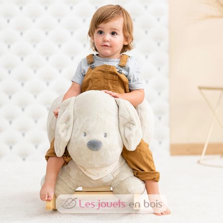 Rocking toy Charlie the dog vanilla NA388108 Nattou 2