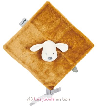 Cuddle cloth Charlie the dog, caramel NA388139 Nattou 1