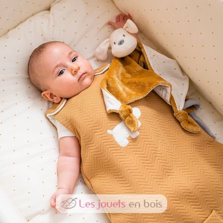 Maxi Cuddle cloth Charlie the dog, caramel NA388184 Nattou 3