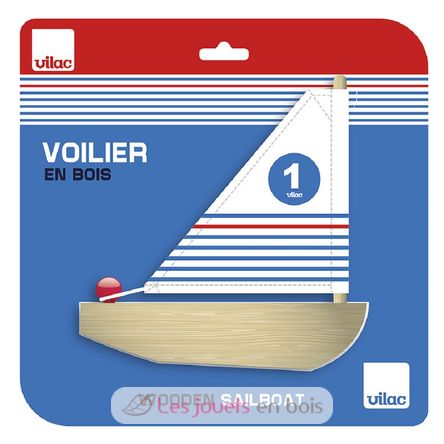 Wooden sailboat V3901 Vilac 2